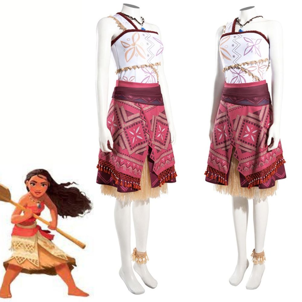 Moana 2 Classic Girls Costume Movie Pricess Halloween Theme Party Movie Fancy Dress Takerlama