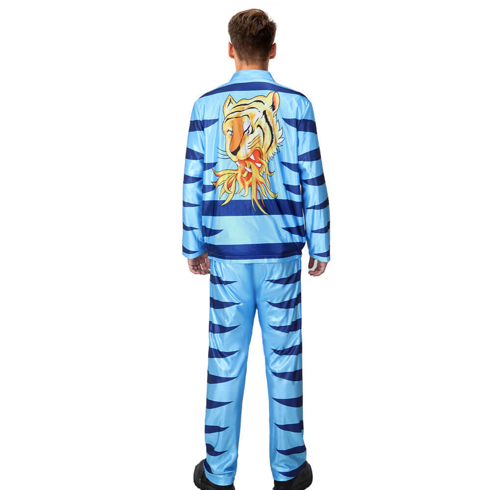 Phil Weston Soccer Coach Tiger Uniform Movie Kicking and Screaming Warm-Ups Halloween Cosplay Costume Jacket and Pants Takerlama