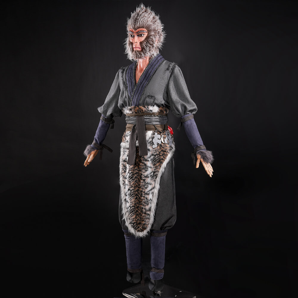 Black Myth: Wukong Mi Dao Ren Black Outfit Party Carnival Halloween Cosplay Costume