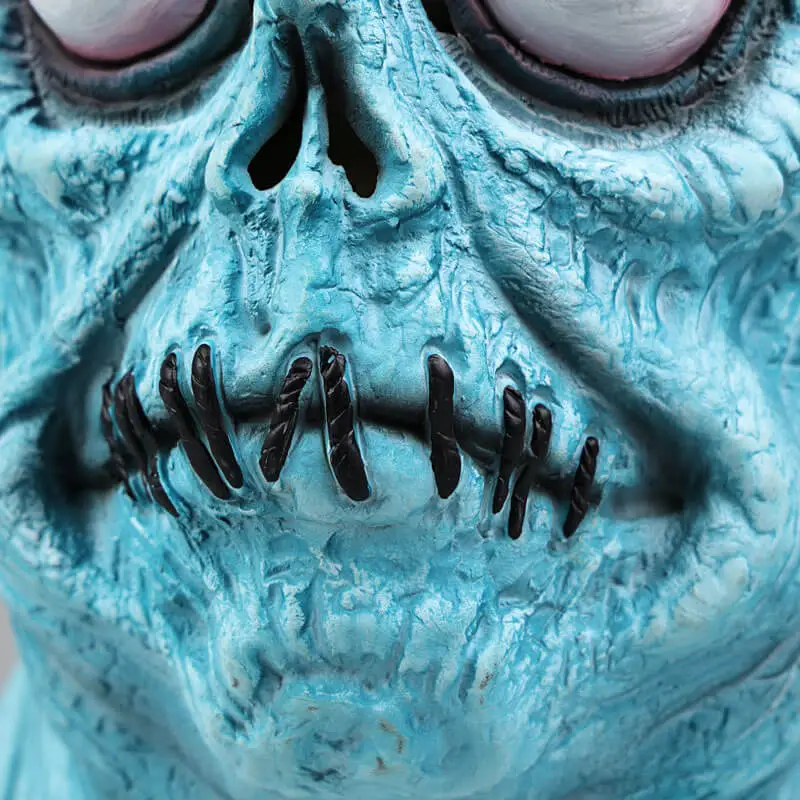 BeetleJuice The Skull Bob Clown Mask Wig Men's Halloween Masquerade Cosplay Props Latex -Takerlama