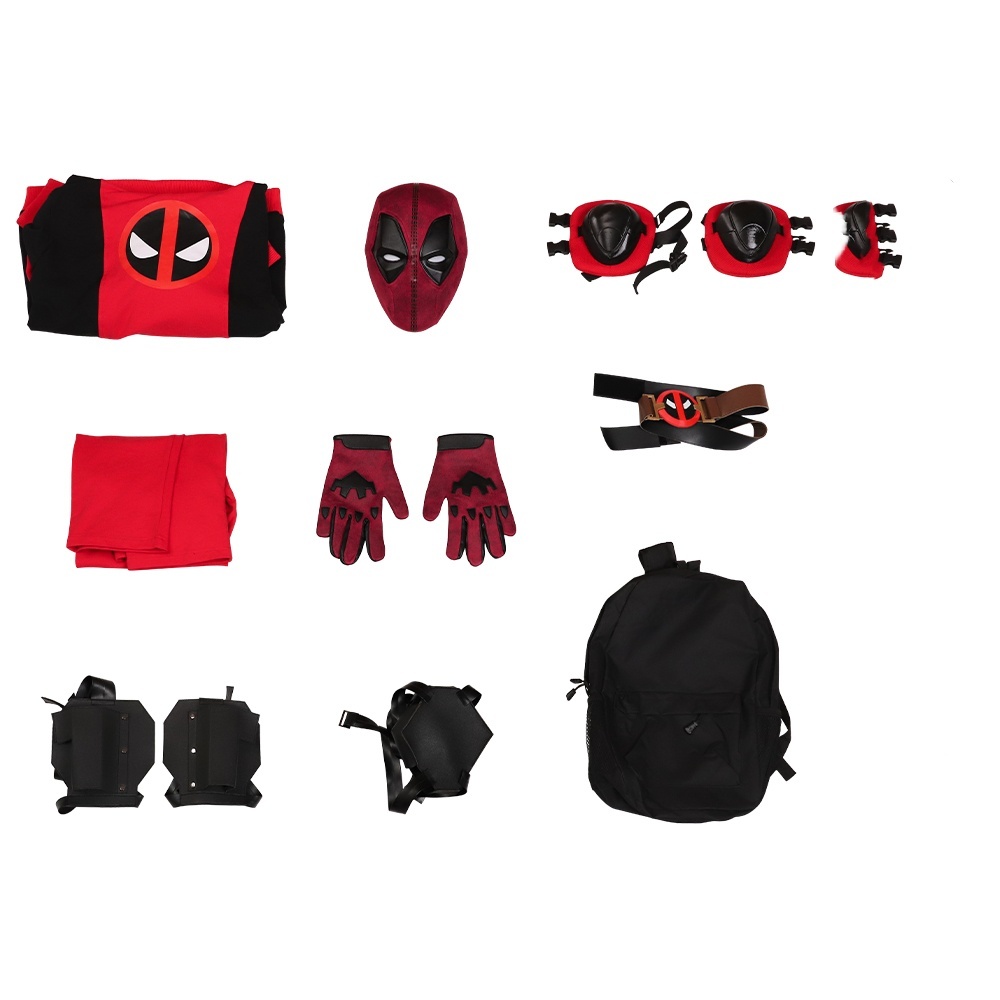 Kidpool Deadpool 3 Costumes Halloween Cosplay Outfits Children Top Level Takerlama