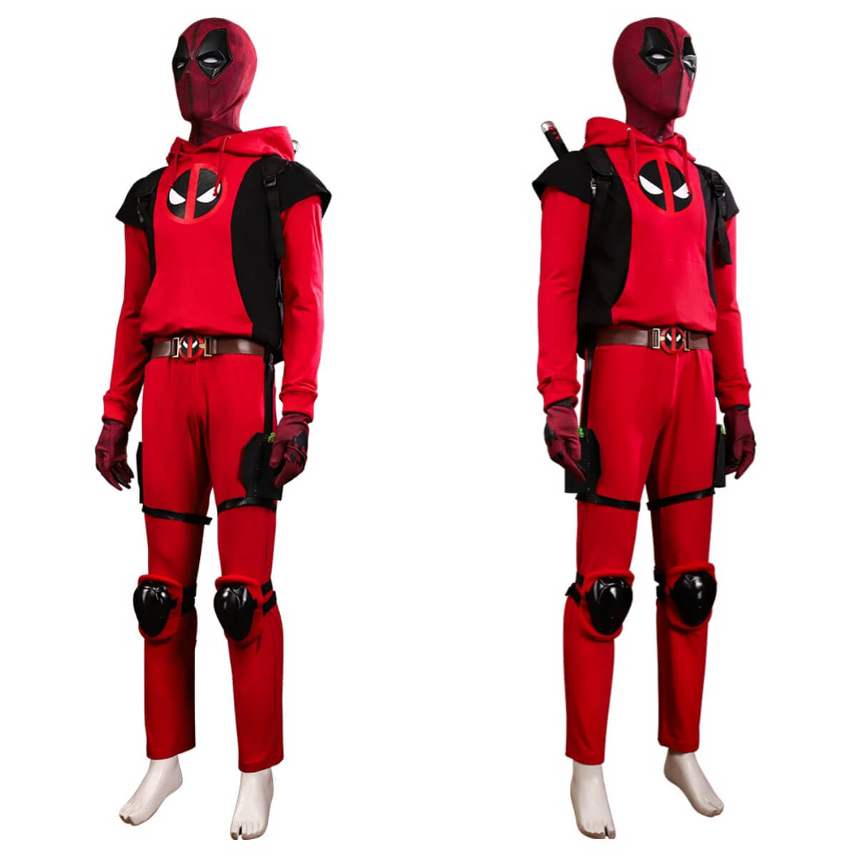 Kidpool Deadpool And Wolverine Halloween Cosplay Costume Children Hoodie Suit Superhero Theme Party Gifts Takerlama