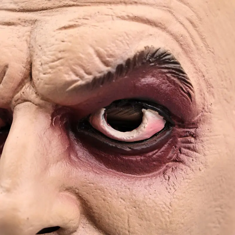 BeetleJuice Halloween Mask Wig Men's Betelgeuse Masquerade Cosplay Props Latex -Takerlama
