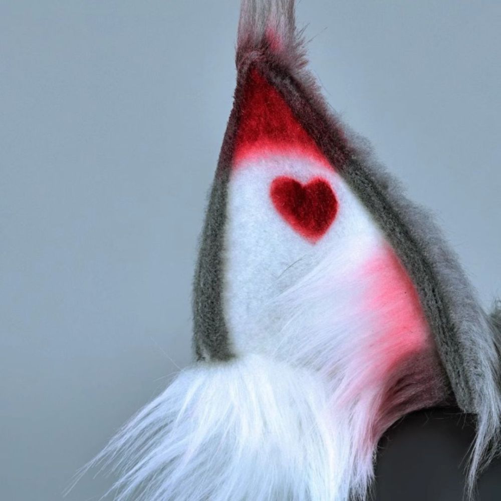 Hazbin Hotel Husk Husker Cosplay Headwear Red The Radio Demon Cat Fox Ears Takerlama