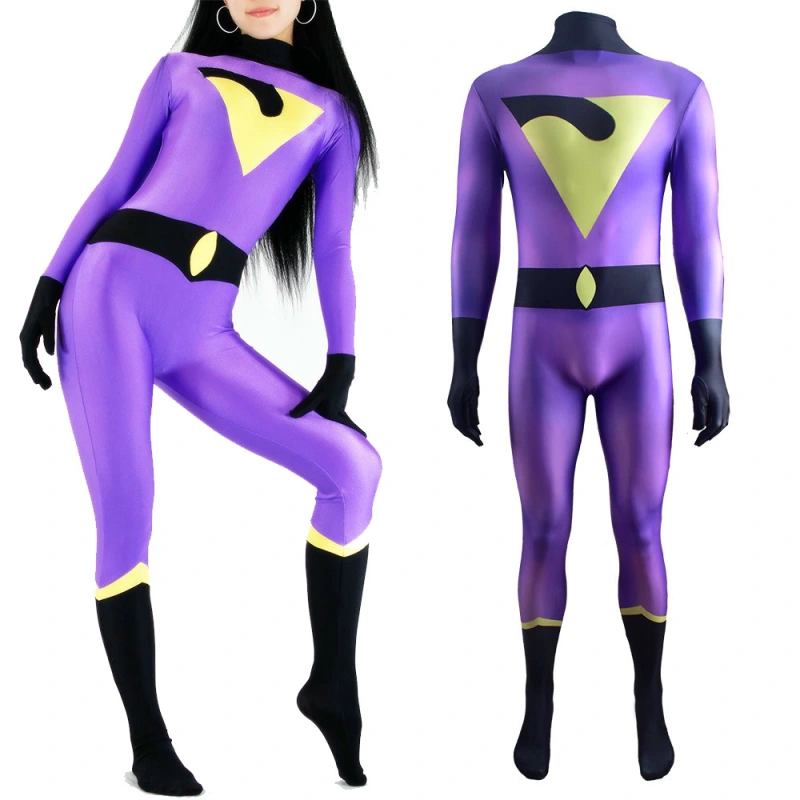 Jayna Cosplay Costume Teen Titans Go Wonder Twins Adult Kids Takerlama