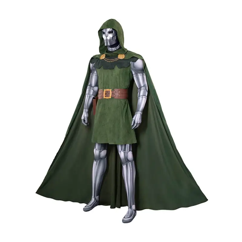 Doctor Doom Classic Cosplay Costume Halloween Theme Party Outfits Takerlama