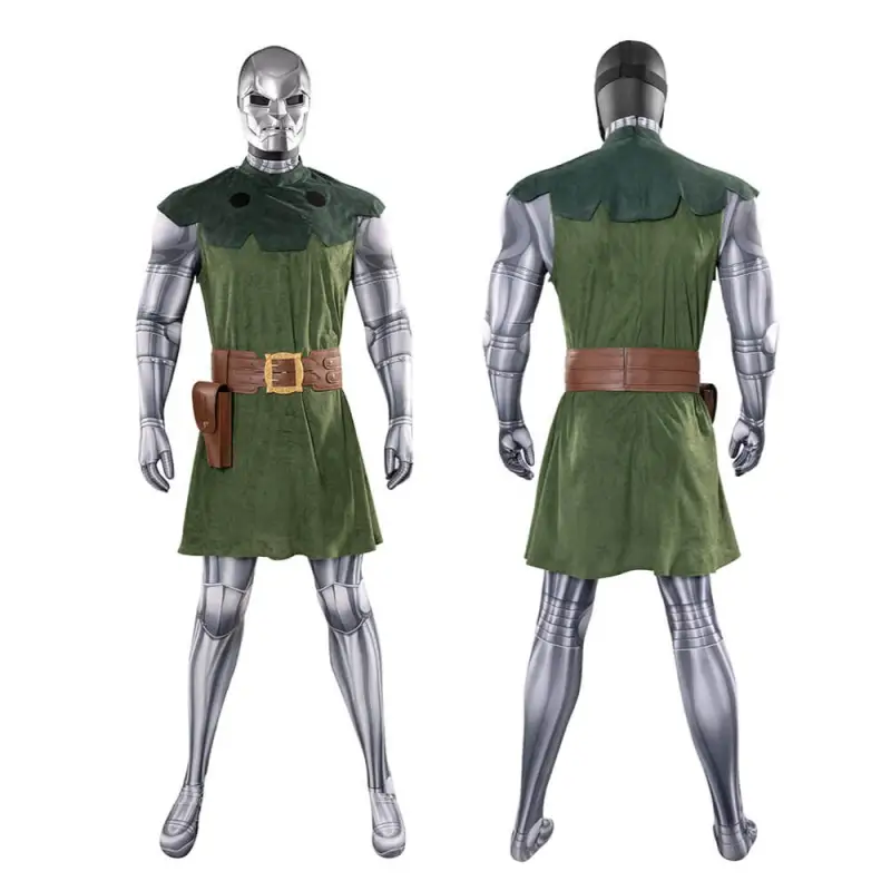Doctor Doom Classic Cosplay Costume Halloween Theme Party Outfits Takerlama
