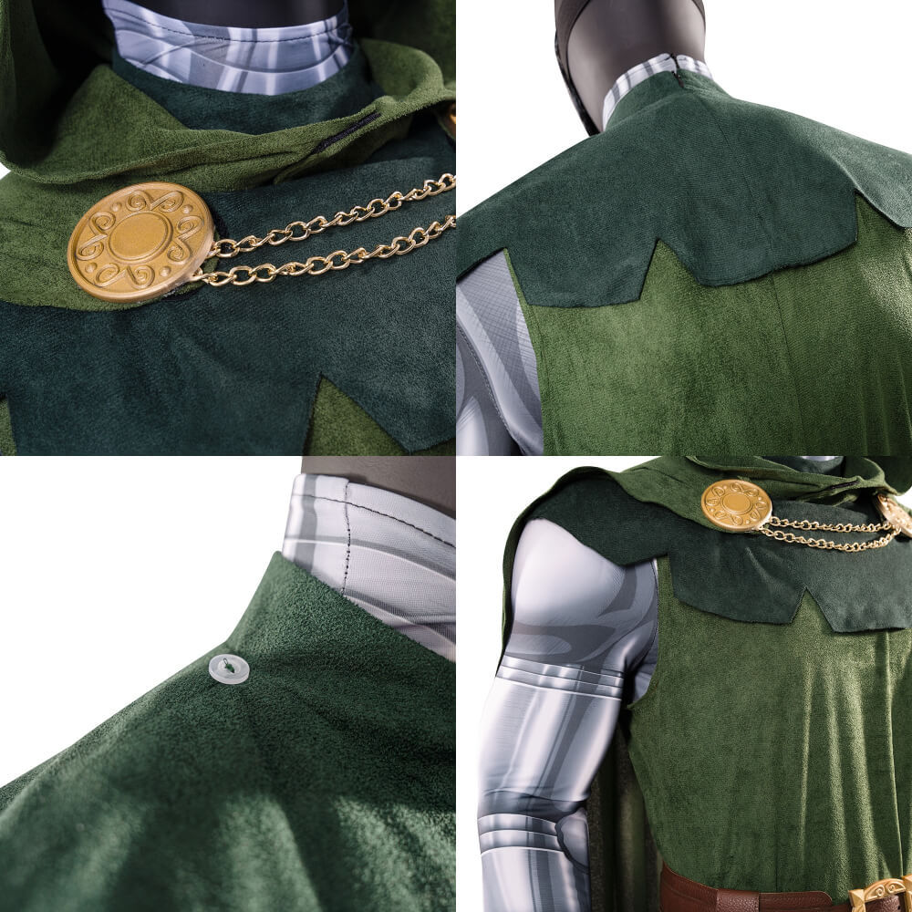 Doctor Doom Classic Cosplay Costume Halloween Theme Party Outfits Takerlama