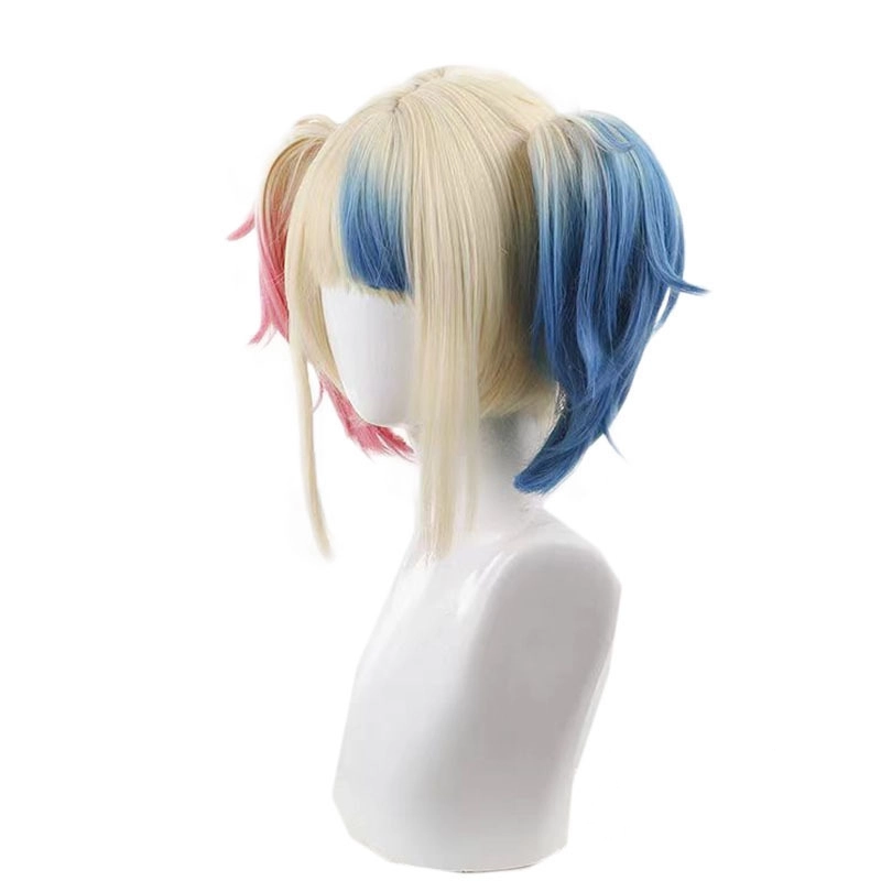 Movie Birds Of Prey Harley Quinn Cosplay Wig Costume Props Accessories Takerlama