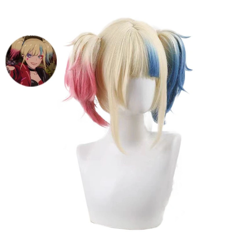 Movie Birds Of Prey Harley Quinn Cosplay Wig Costume Props Accessories Takerlama