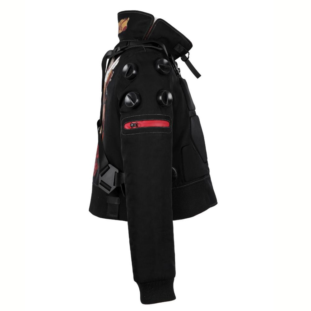 Cyberpunk 2077 Jackie Welles Cosplay Costume Jacket Coat Top Level Takerlama