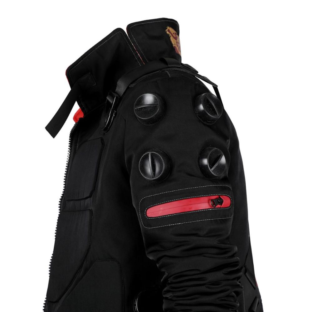 Cyberpunk 2077 Jackie Welles Cosplay Costume Jacket Coat Top Level Takerlama