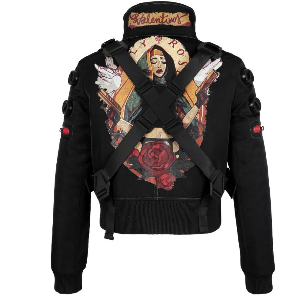 Cyberpunk 2077 Jackie Welles Cosplay Costume Jacket Coat Top Level Takerlama
