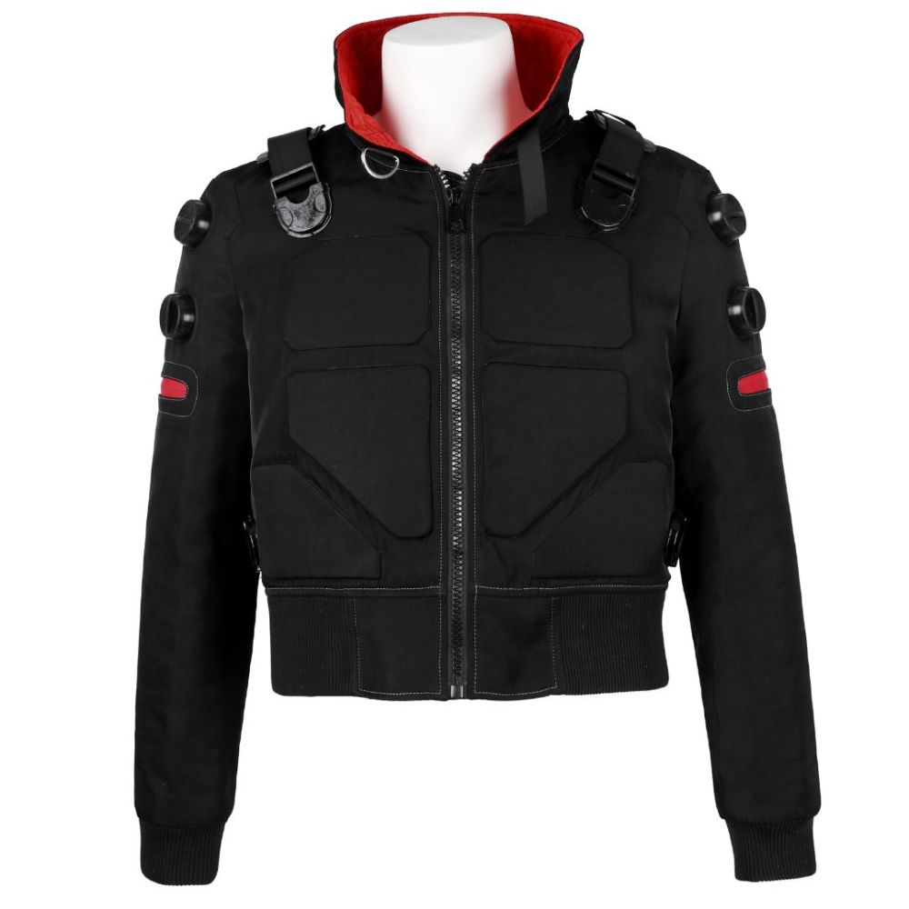 Cyberpunk 2077 Jackie Welles Cosplay Costume Jacket Coat Top Level Takerlama