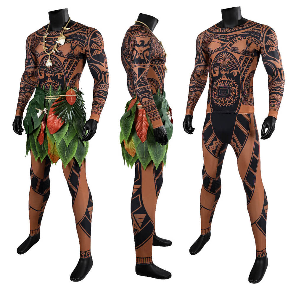 Moana 2 Maui Cosplay Costume Takerlama
