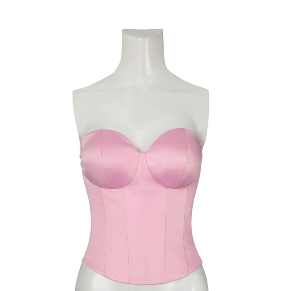 Wicked 2024 Glinda Cosplay Costume Glynda Upland Dress Pink Takerlama