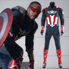 Captain America Brave New World Sam Wilson Cosplay Costume Premium Quality Takerlama
