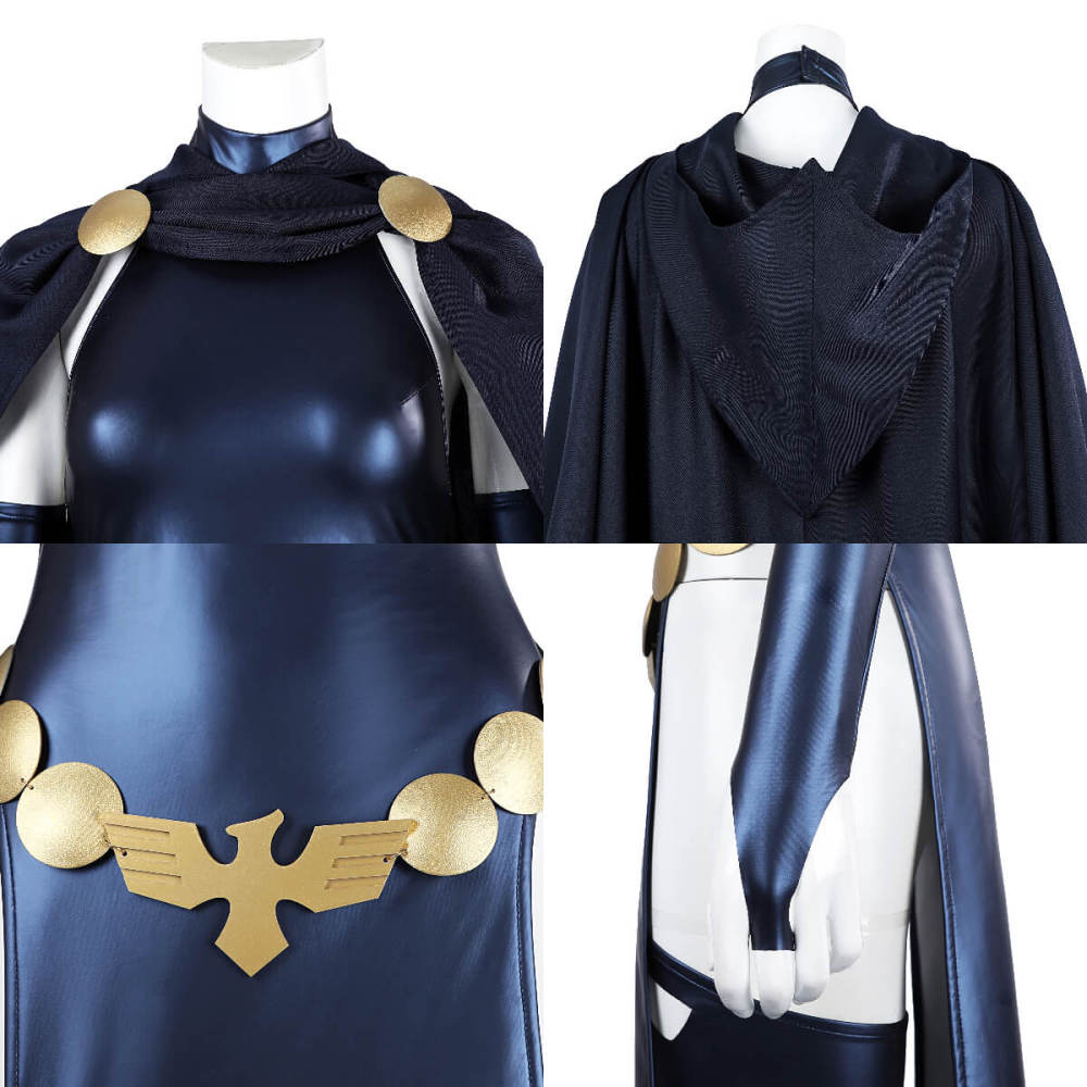 Raven Cover Girl Cosplay Costume Comic Theme Party Fancy Dress Takerlama