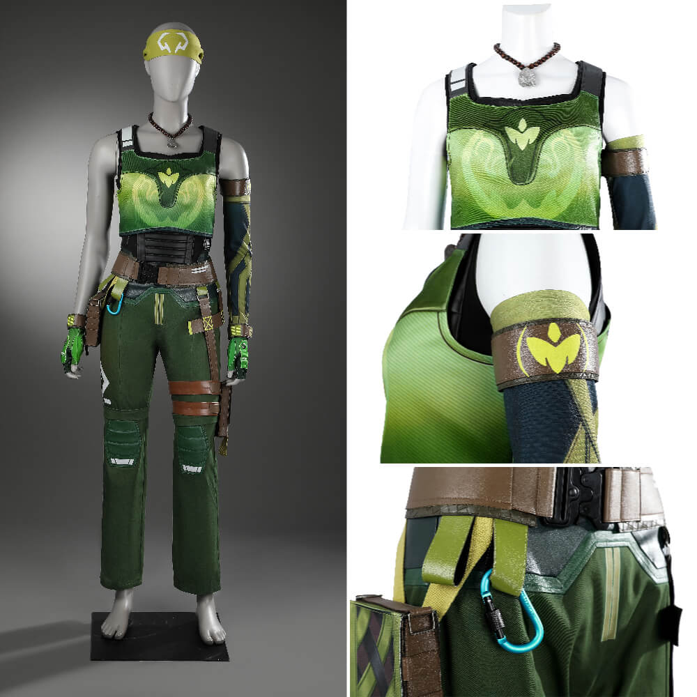 Valorant Skye Cosplay Costume Game Theme Party Outfits For Women