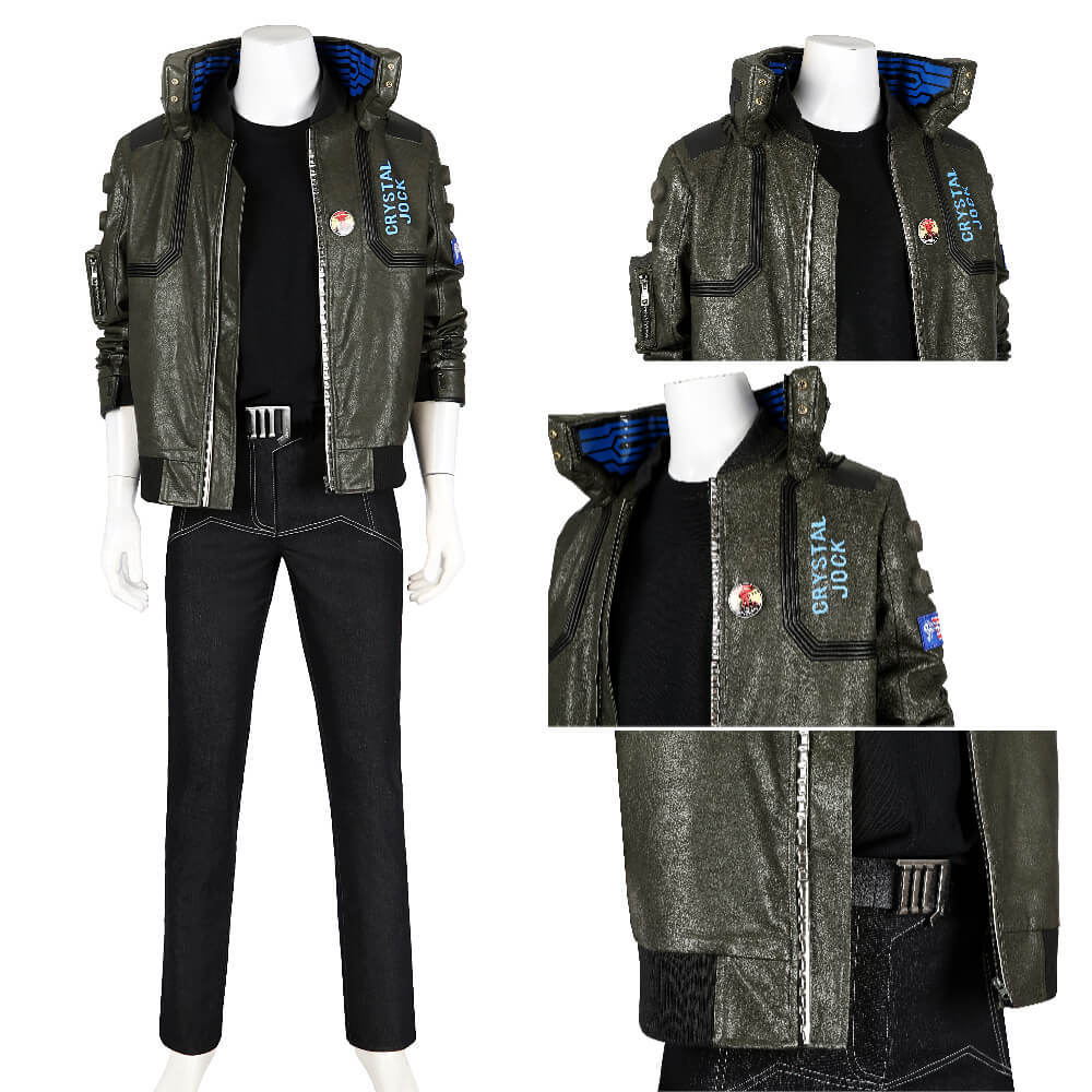 Cyberpunk 2077 V Cosplay Costume Game Jacket Top Level Takerlama