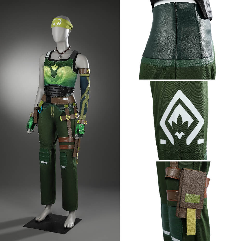 Valorant Skye Cosplay Costume Game Theme Party Outfits For Women Takerlama