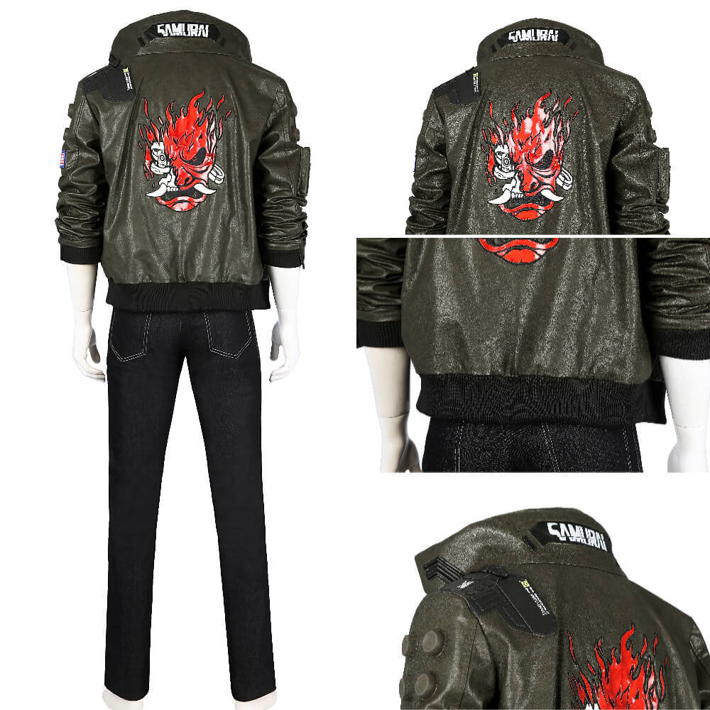 Cyberpunk 2077 V Cosplay Costume Game Jacket Top Level Takerlama