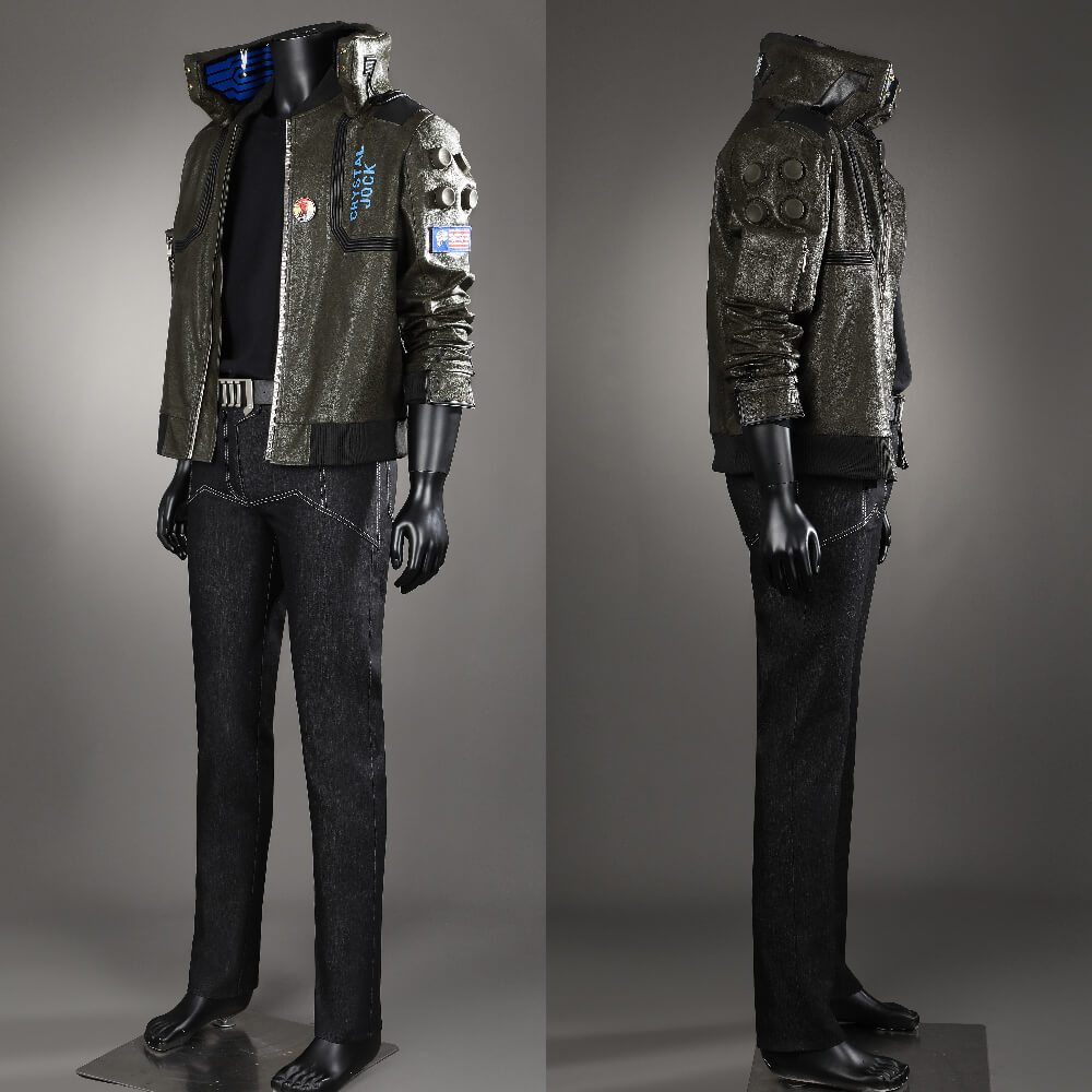 Cyberpunk 2077 V Cosplay Costume Game Jacket Top Level Takerlama