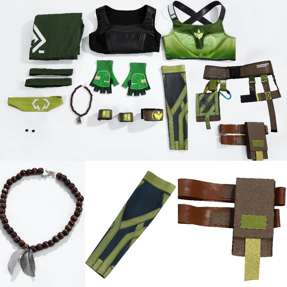 Valorant Skye Cosplay Costume Game Theme Party Outfits For Women Takerlama
