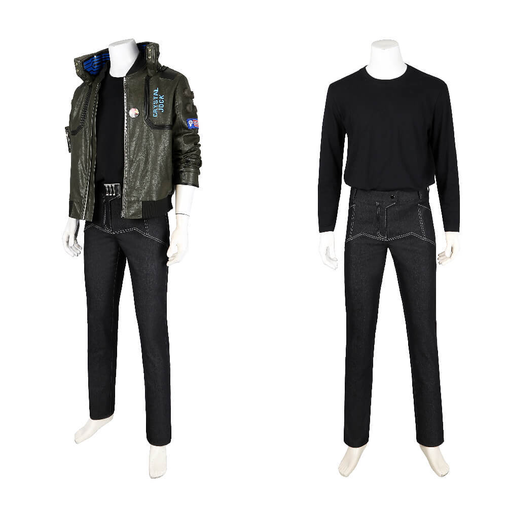 Cyberpunk 2077 V Cosplay Costume Game Jacket Top Level Takerlama