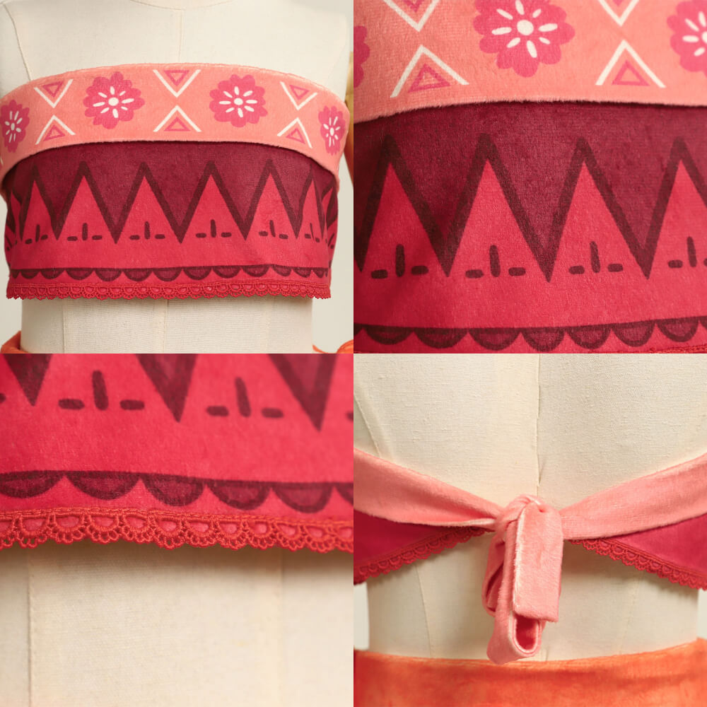 Kids Moana 2 Simea Cosplay Costume Moana's Sister Fancy Dress Christmas Gifts Takerlama