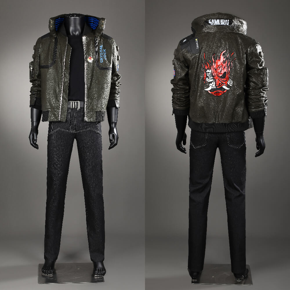 Cyberpunk 2077 V Cosplay Costume Game Jacket Men Top Level Takerlama