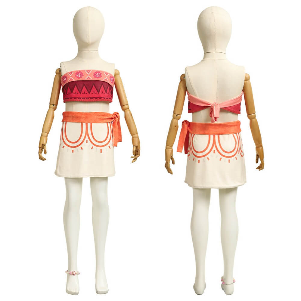 Kids Moana 2 Simea Cosplay Costume Moana's Sister Fancy Dress Christmas Gifts Takerlama