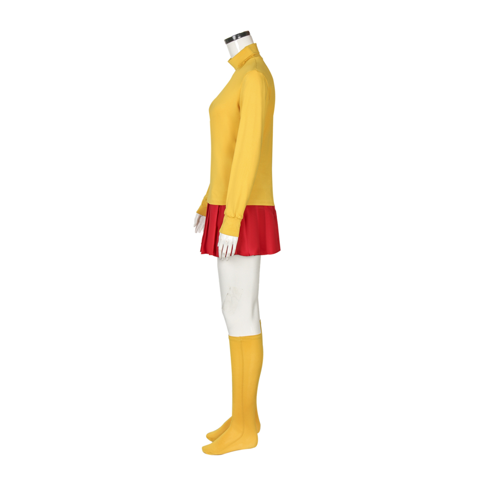 Women's Velma Dinkley Cosplay Costume Anime Carnival Uniform Takerlama