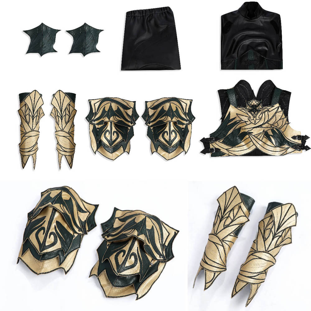 Baldur's Gate III Minthara Cosplay Costume BG3 Women's Uniform Top Level Takerlama