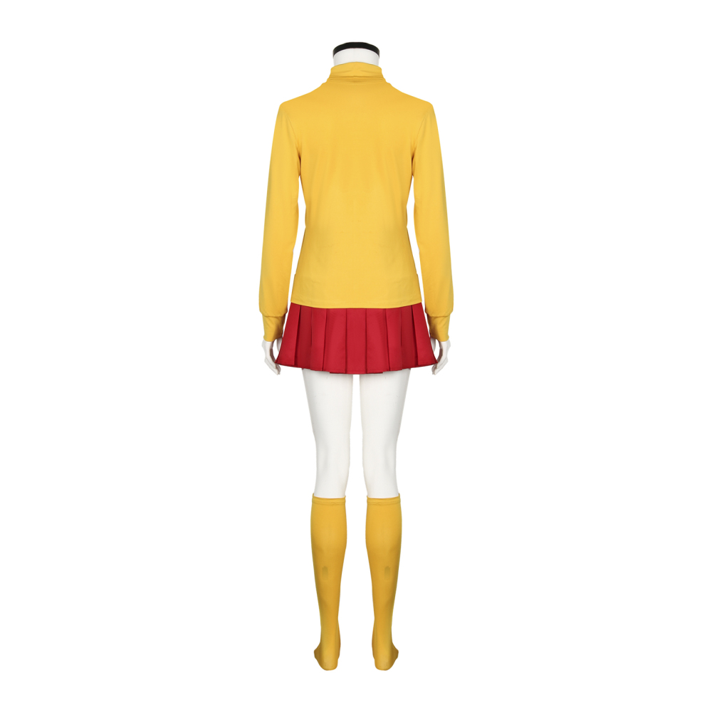 Women's Velma Dinkley Cosplay Costume Anime Carnival Uniform Takerlama