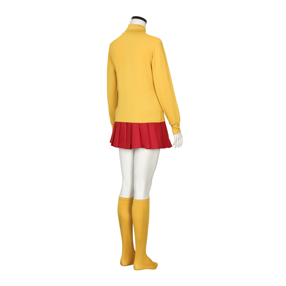 Women's Velma Dinkley Cosplay Costume Anime Carnival Uniform Takerlama