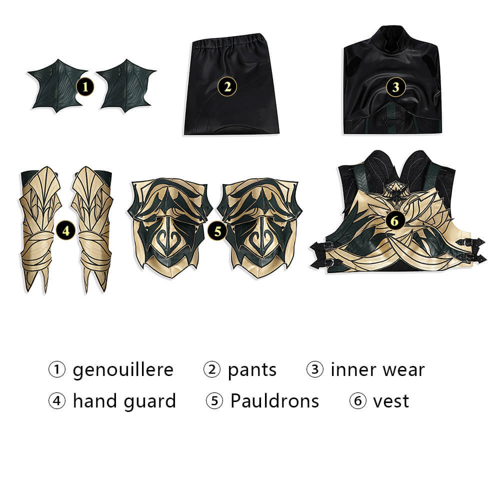 Baldur's Gate III Minthara Cosplay Costume BG3 Women's Uniform Top Level Takerlama