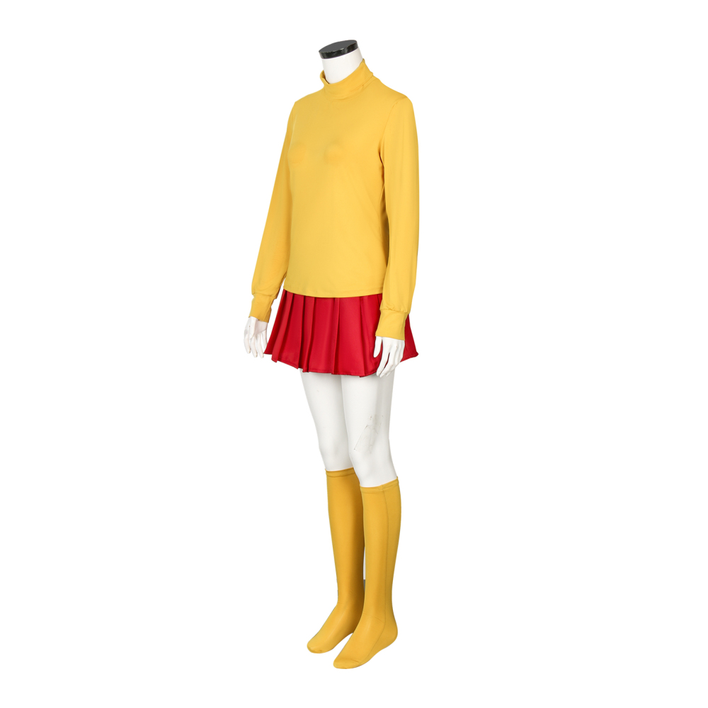Women's Velma Dinkley Cosplay Costume Anime Carnival Uniform Takerlama