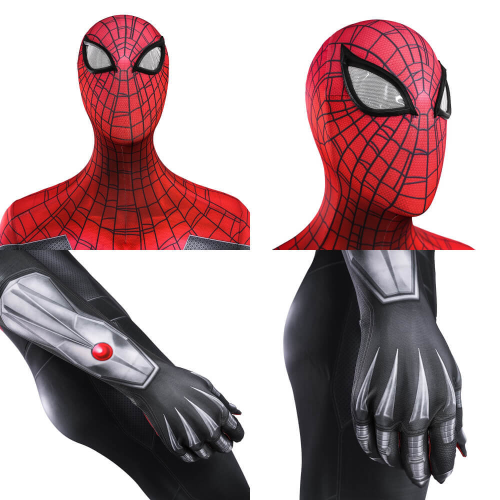 Spider-Man 2 PS5 Superior Spiderman Cosplay Costume With Mask 3D Print Jumpsuit Takerlama