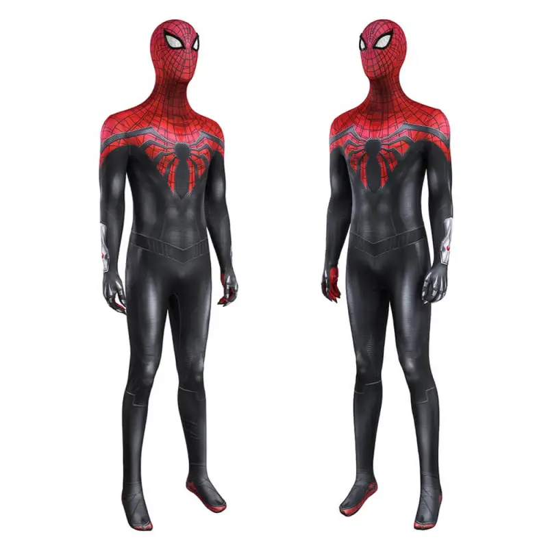 Spider-Man 2 PS5 Superior Spiderman Cosplay Costume With Mask 3D Print Jumpsuit Takerlama