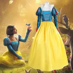 Snow White and the Evil Queen Fancy Dress Movie Cosplay Costume For Women Kids Deluxe Takerlama