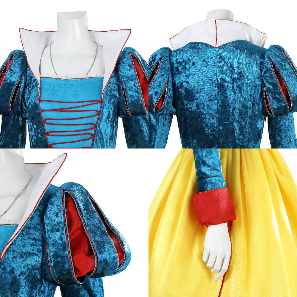 Snow White 2025 Fancy Dress Movie Cosplay Costume For Women Kids Deluxe Takerlama