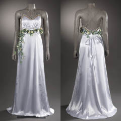 Final Fantasy VII Rebirth Aerith Gainsborough Loveless White Cosplay Costume Gold Saucer Fancy Dress Takerlama