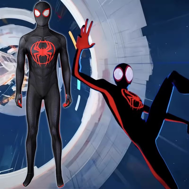 Spider-Man: Across the Spider-Verse Miles Morales Cosplay Costume Adults Takerlama