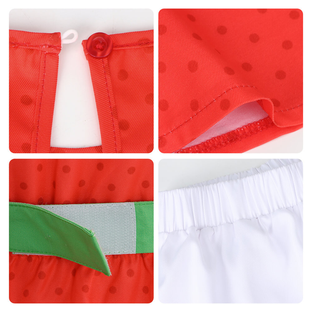 Strawberry Shortcake 1980 Classic Suit Cosplay Costume Takerlama