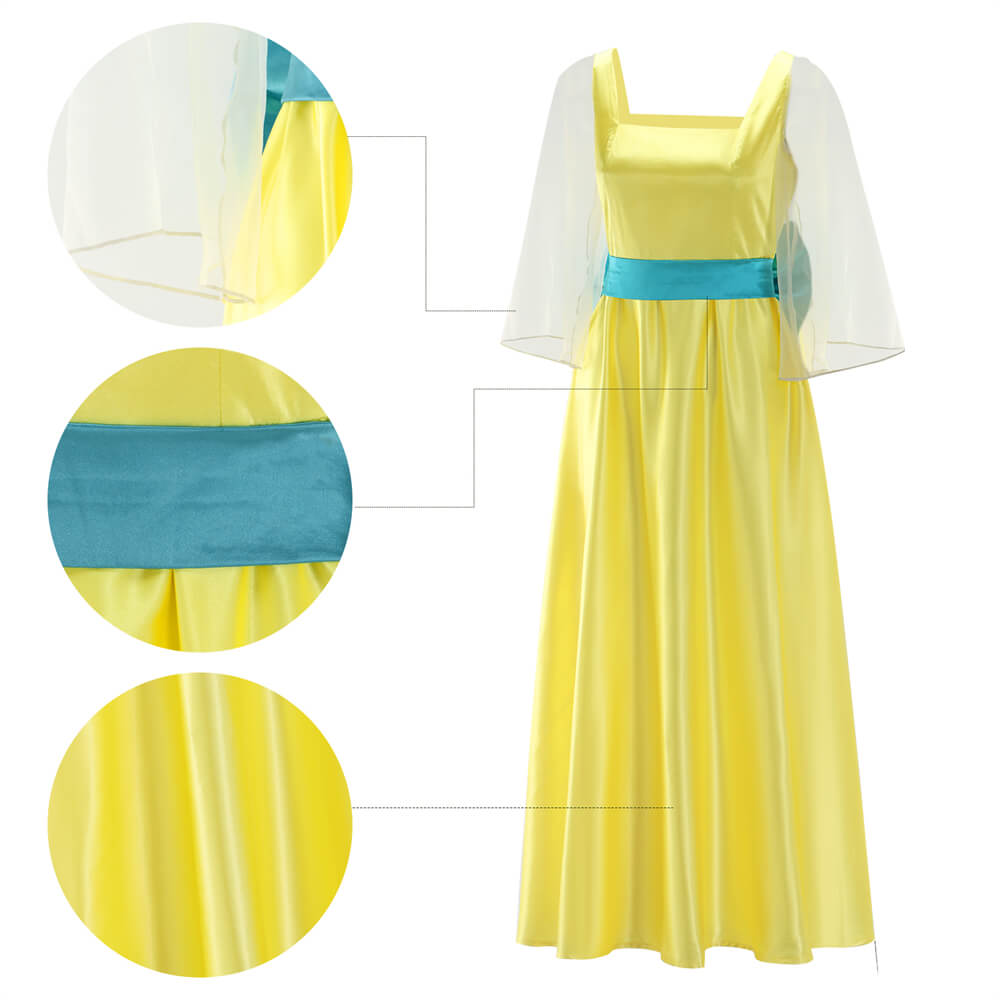 anastasia blue dress cosplay Luxury Blue Velvet Beaded Two Piece Evening Dress with Scarf SS793   DreamyVow