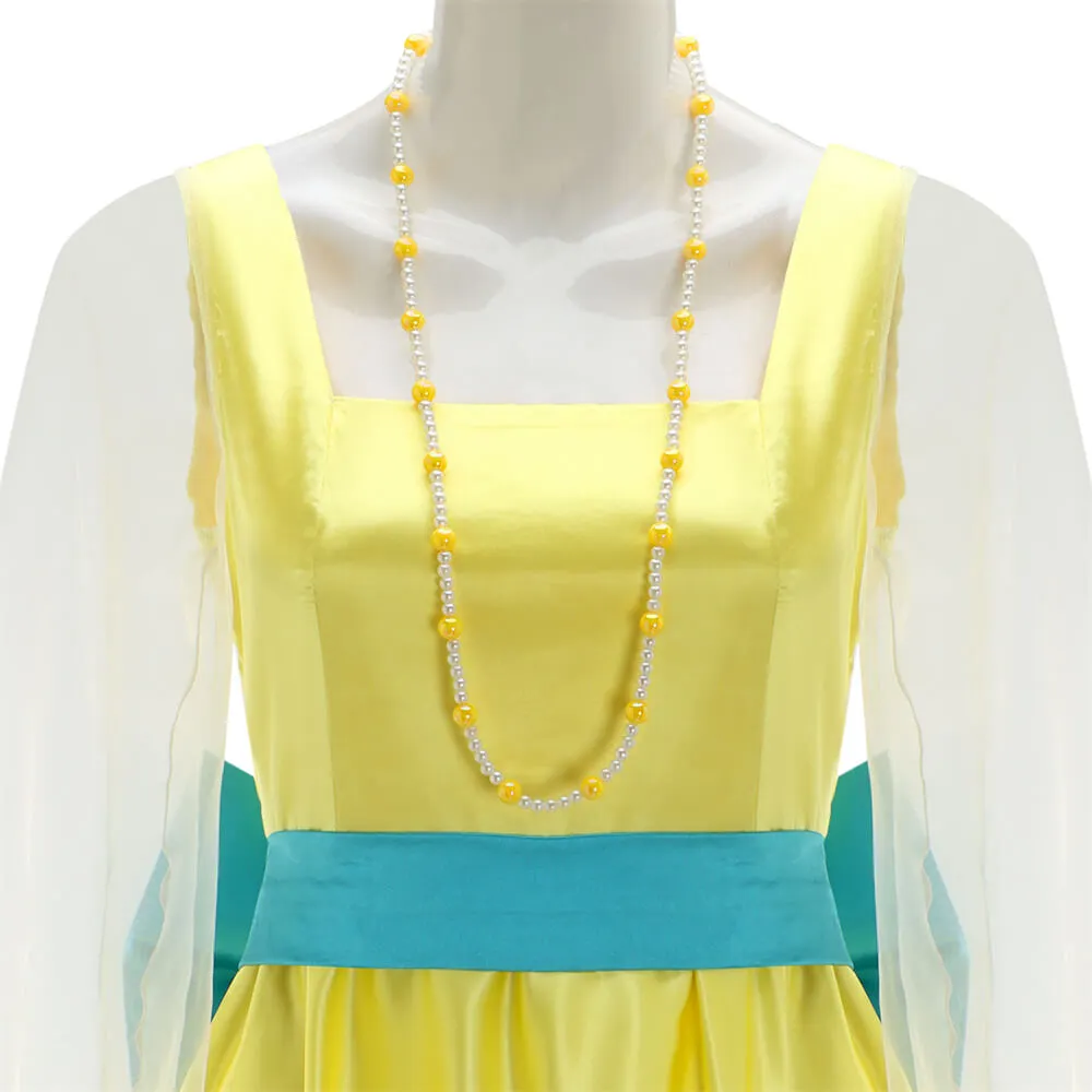 Anastasia Anya Fancy Dress Princess Cosplay Costume For Women Yellow Takerlama Anastasia Anya Fancy Dress Princess Cosplay Costume For Women Yellow Takerlama