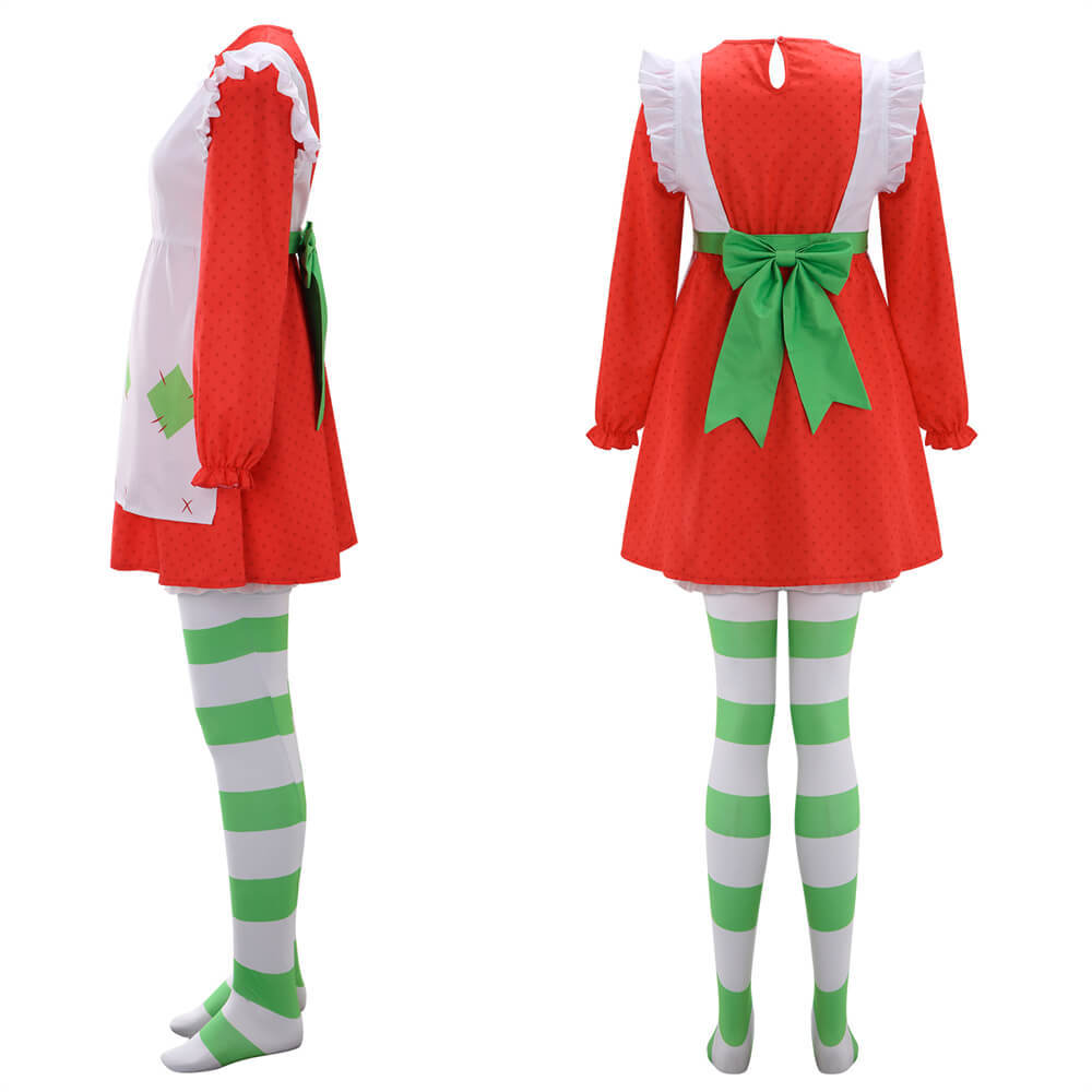 Strawberry Shortcake 1980 Classic Suit Cosplay Costume Takerlama