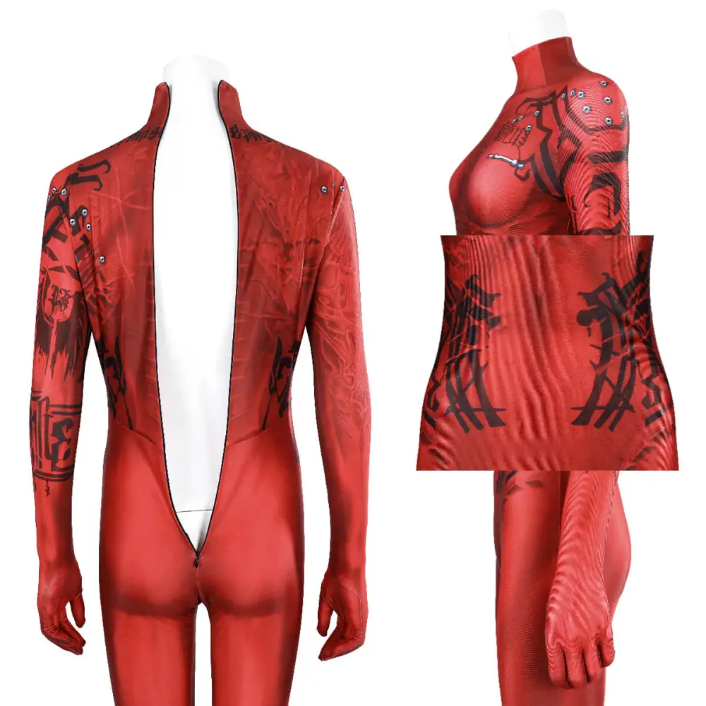 Baldur's Gate 3 Karlach Cosplay Costume BG3 Women's Uniform Top Level  Takerlama