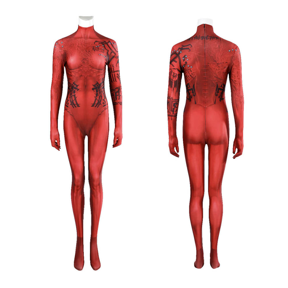 Baldur's Gate 3 Karlach Cosplay Costume BG3 Women's Uniform Top Level Takerlama